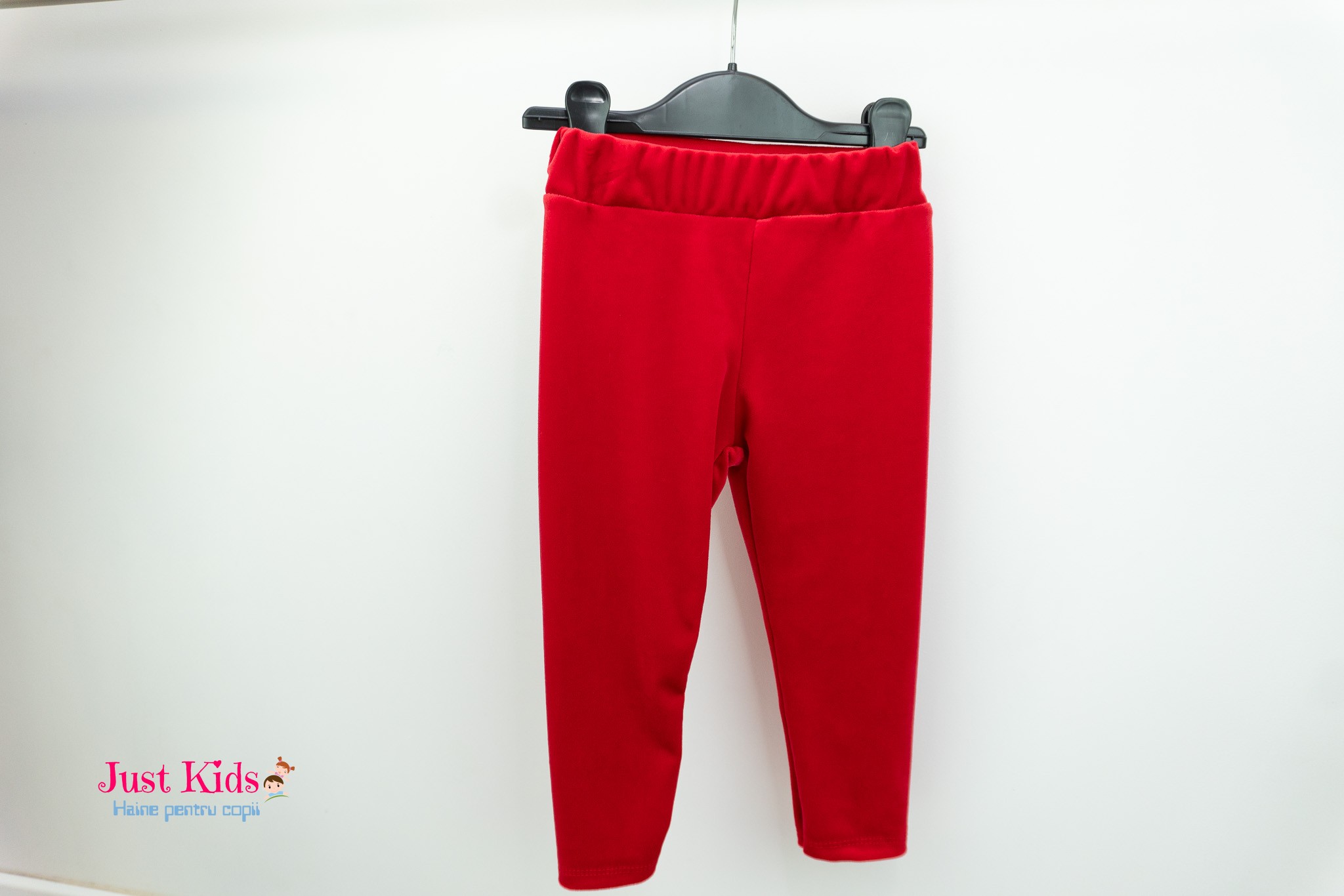 Set Elegant 3 Piese de Catifea cu Bentiță, Roșu, 1-3 ani - imagine 4