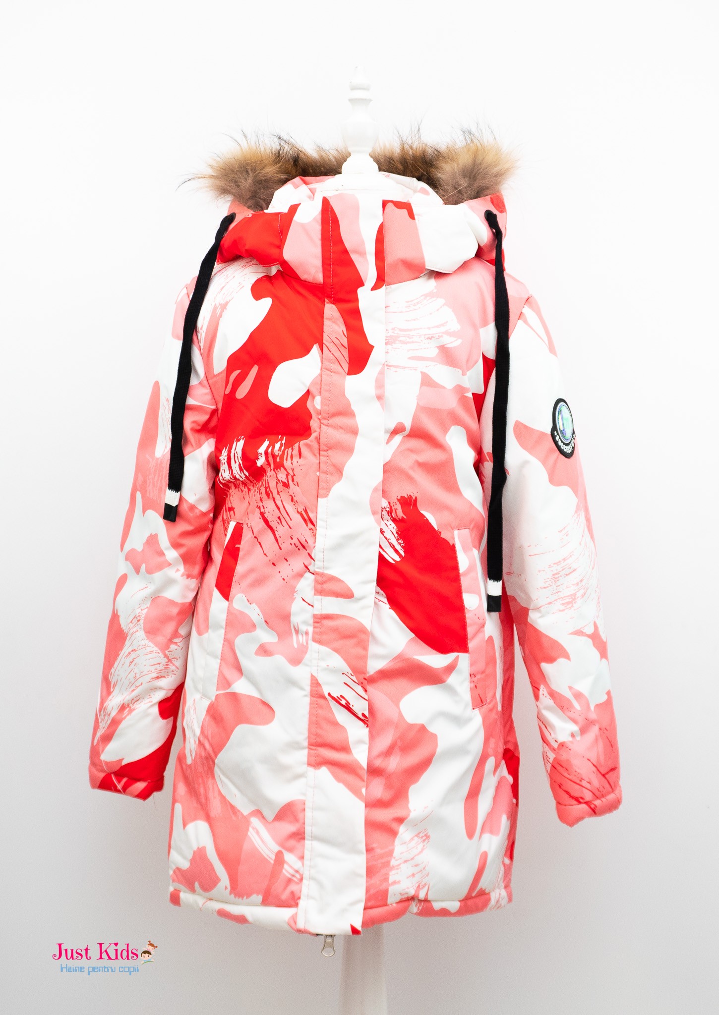Geaca de ski cu imprimeu, 8-12 ani