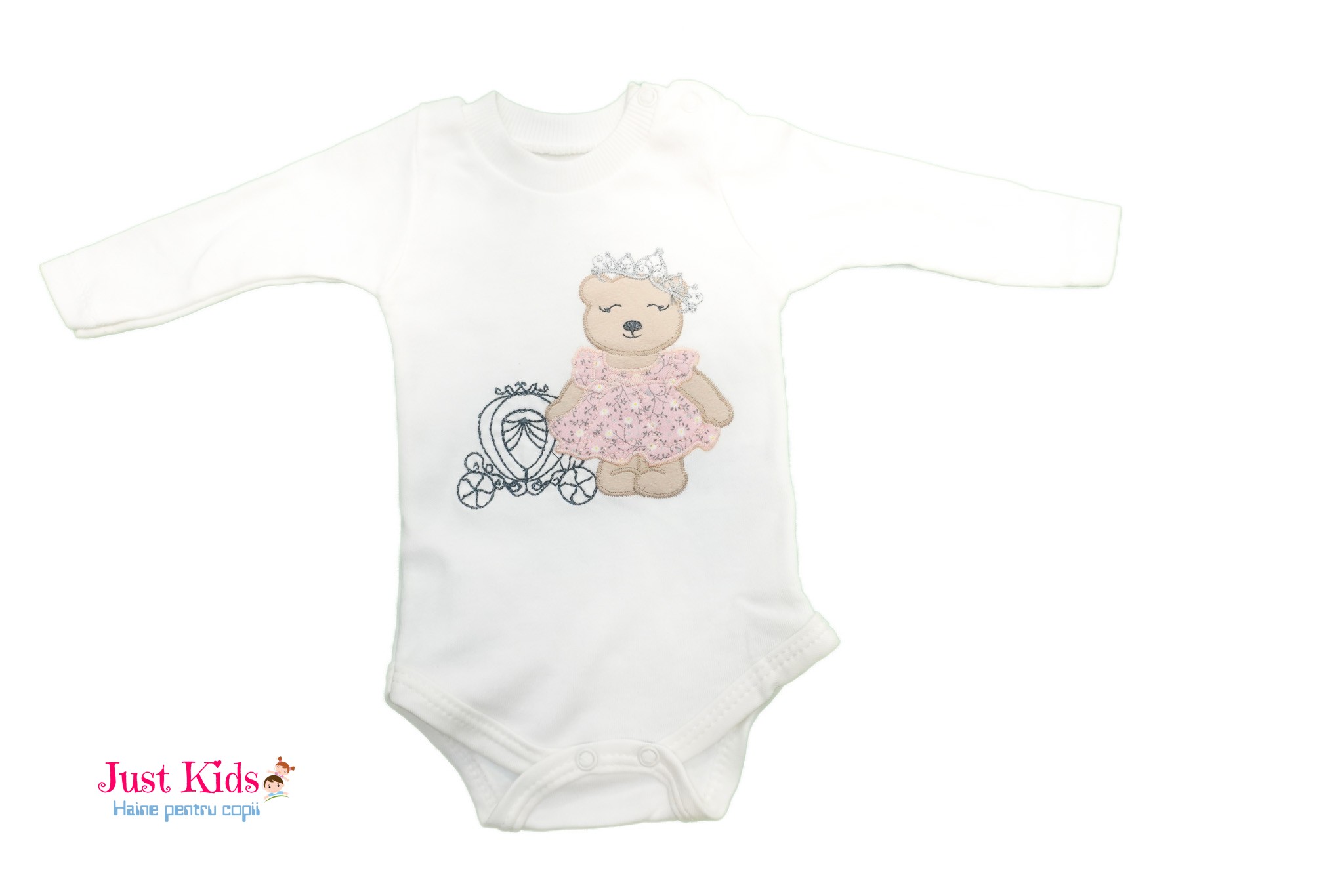 Set Trening Bebe Nou-Născut din Bumbac, Roz, 0-9 luni - imagine 4